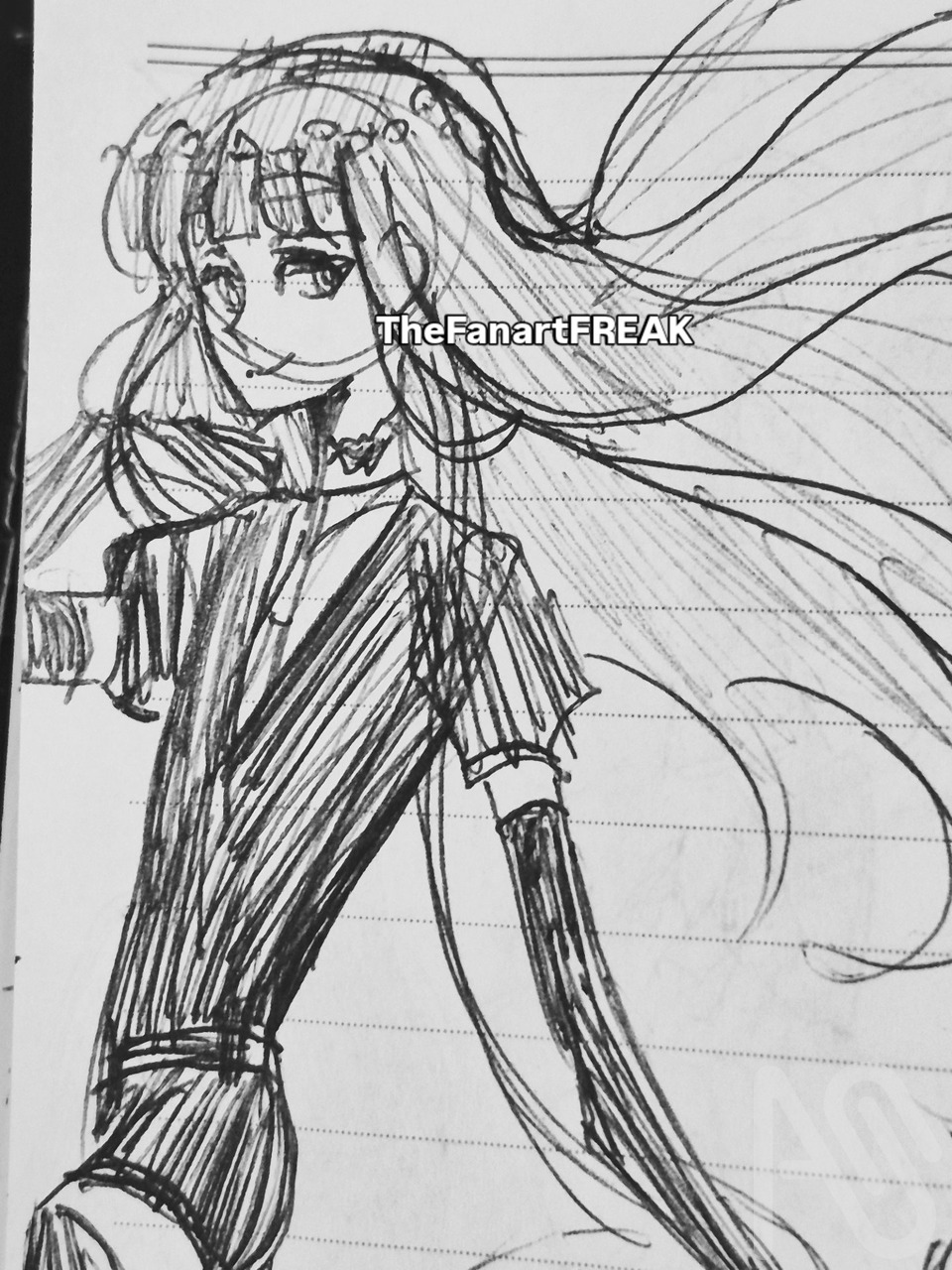Doodles Illust of TheSillyFREAK fanart sketch anime Land_of_the_Lustrous hnk
