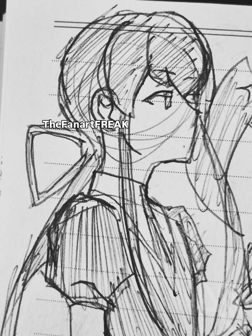 Doodles Illust of TheSillyFREAK fanart sketch anime Land_of_the_Lustrous hnk