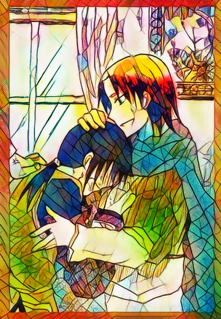 ステンドグラス風6世とkさん 東龍ほフク Do Not Repost Illustrations Art Street