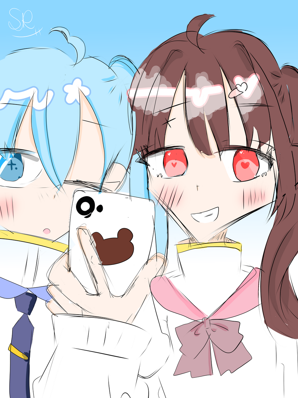 仲良し！！ Illust of 青空星来😎　代選中！ medibangpaint