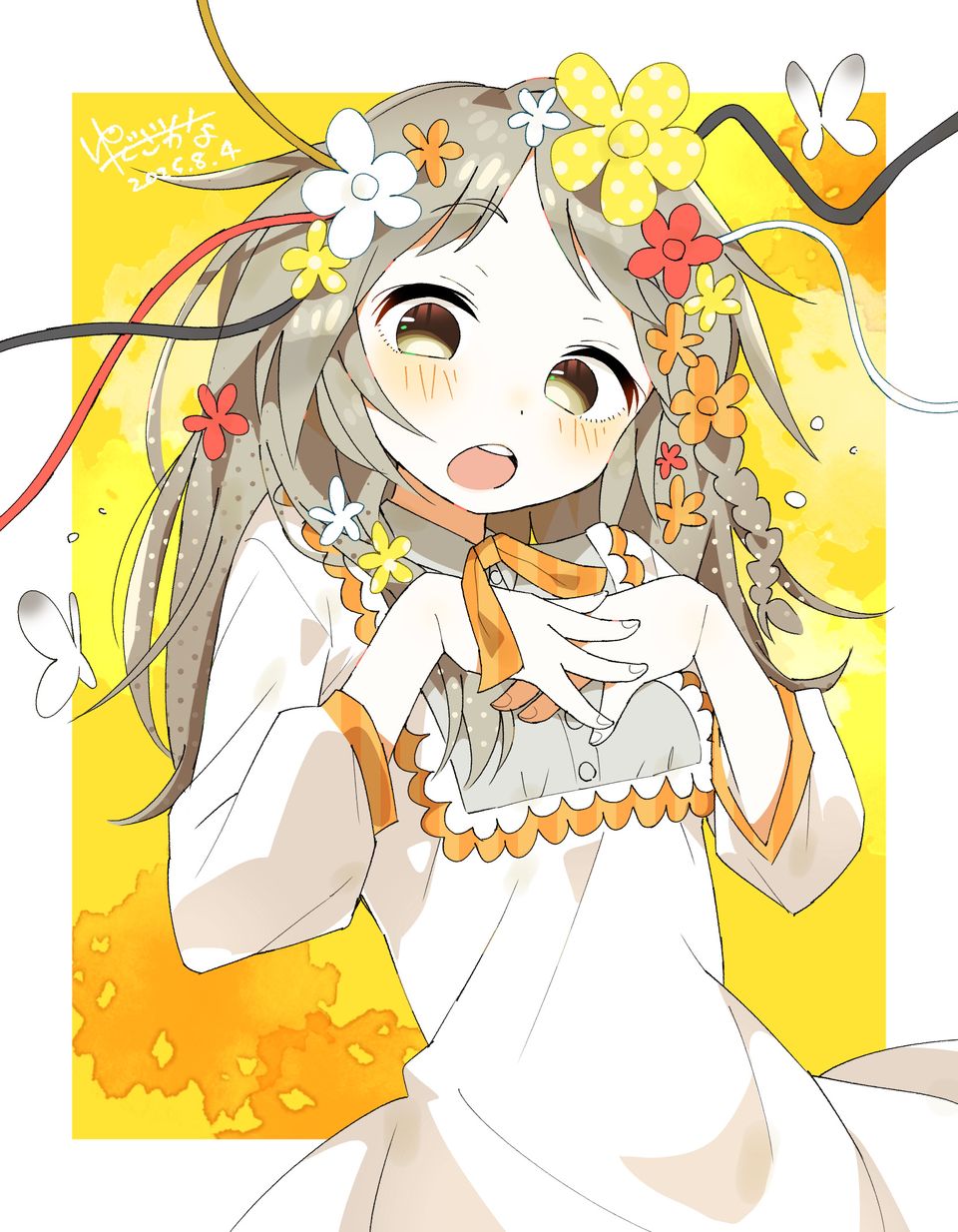 🌼🌼🌼 Illust of ゆでざかな メカ girl original yellow flower Girls meca