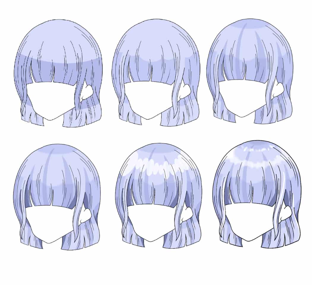 髪の毛練習 Tulip Illustrations Art Street