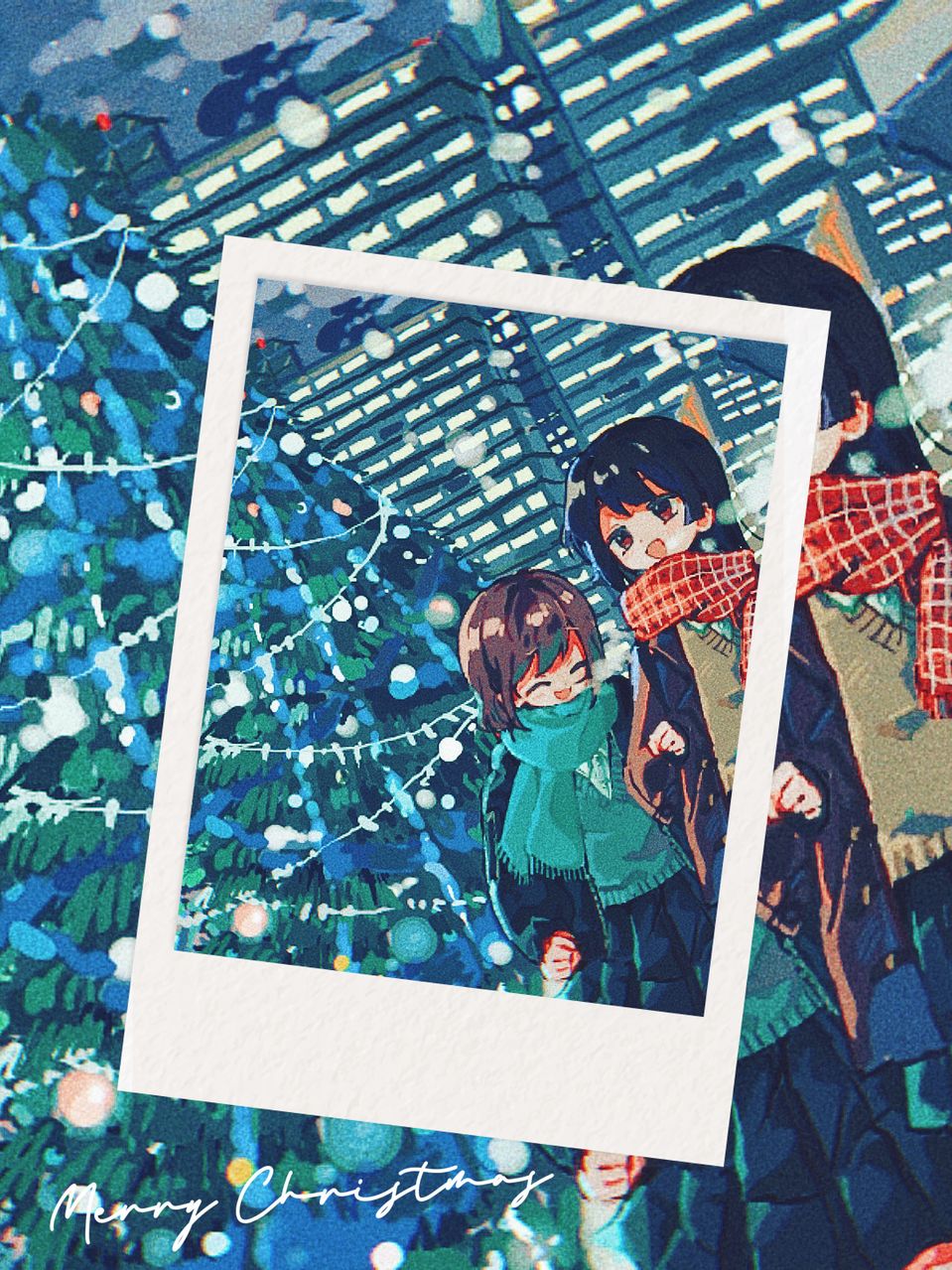 これからもずっと（タップ推奨） Illust of ᴍɪᴢᴏ girl illustration original Christmas