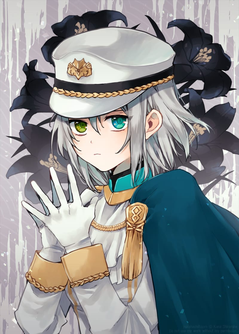 軍服女子 しろ イラスト Art Street アートストリート