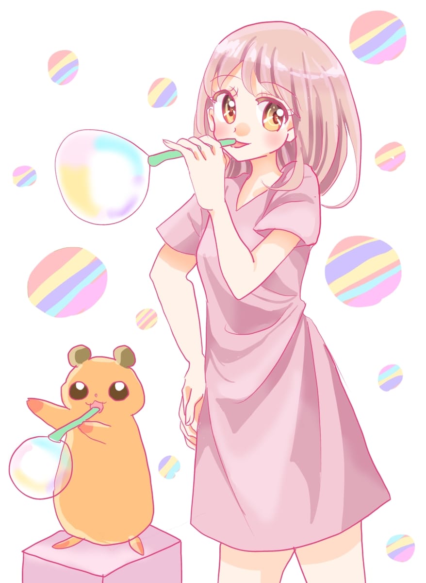 シャボン玉 Keiko イラスト Art Street アートストリート