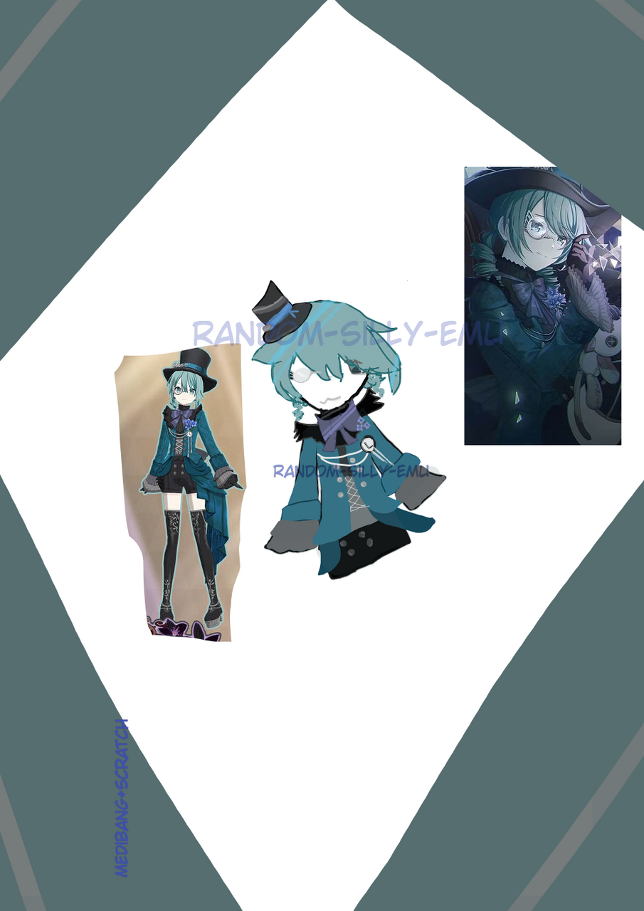 This pjsk Miku Illust of Random-Silly-Emu 🎀 medibangpaint Scratch Project_Sekai Randomsillyemu blue hatsunemiku Miku Pjsk Pjskcards Virtualsinger