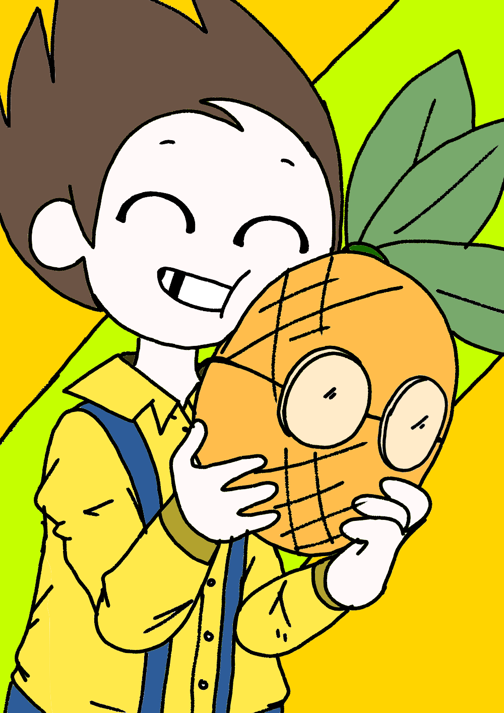 Pineapple dad Your Average Eddsworld Fan Illustrations ART street