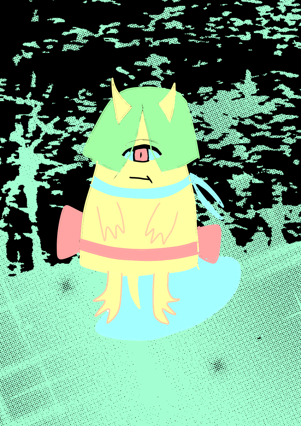 怪物ですよん スミレ Illustrations Art Street