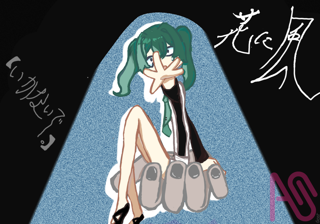 『いかないで。』 Illust of deer fanart hatsunemiku アイビスペイント ボカロ曲 花に風