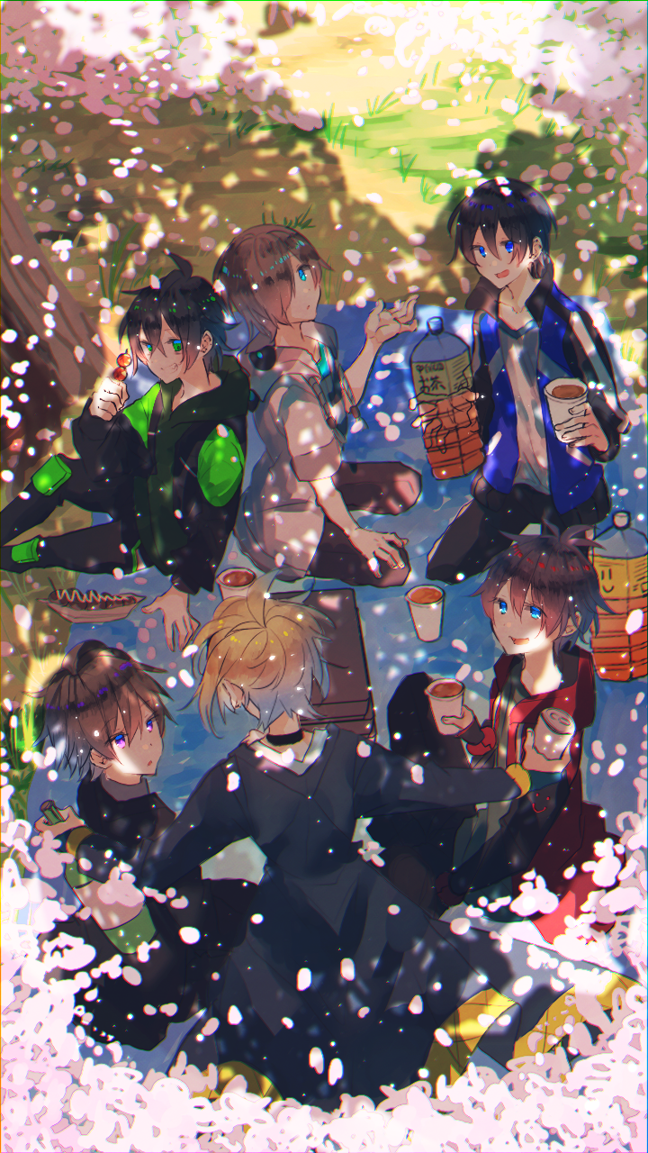 桜の下で 星奏雨 怜 Illustrations Art Street