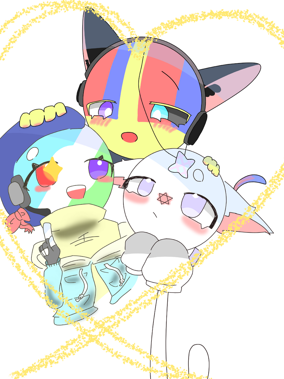 ヘルシェイアム共和国様をいじって再投稿 Illust of 財布の5円玉(´٣｀)【活動休止中】 medibangpaint