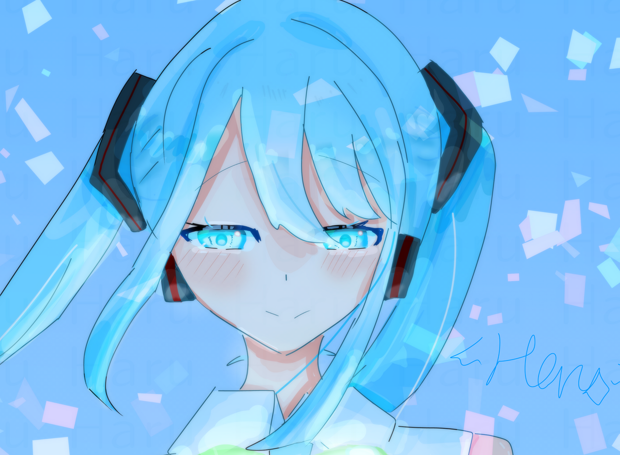 思いのかけら Illust of 冬華はる cute ミク 本気絵 Project_Sekai アンチお断り 勝手にタグ編集❌(するときは許可とって)