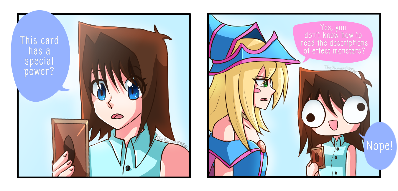 a comic for some Yu-Gi-Oh episodes I watched TheSillyFREAK - Illustrations  ART street
