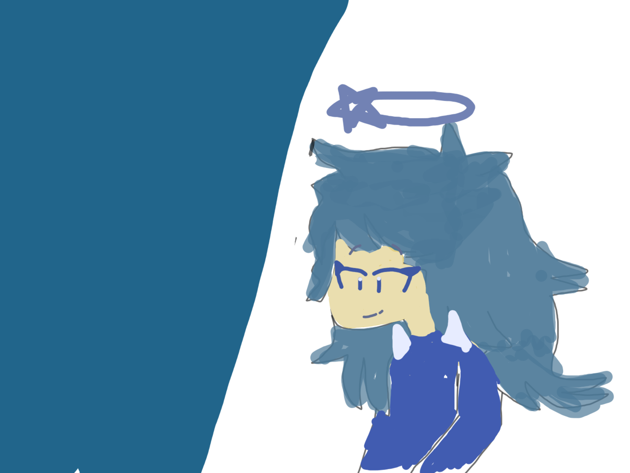 starry night angel OC 🌑WofieshadowXx🌌 插图 ART street