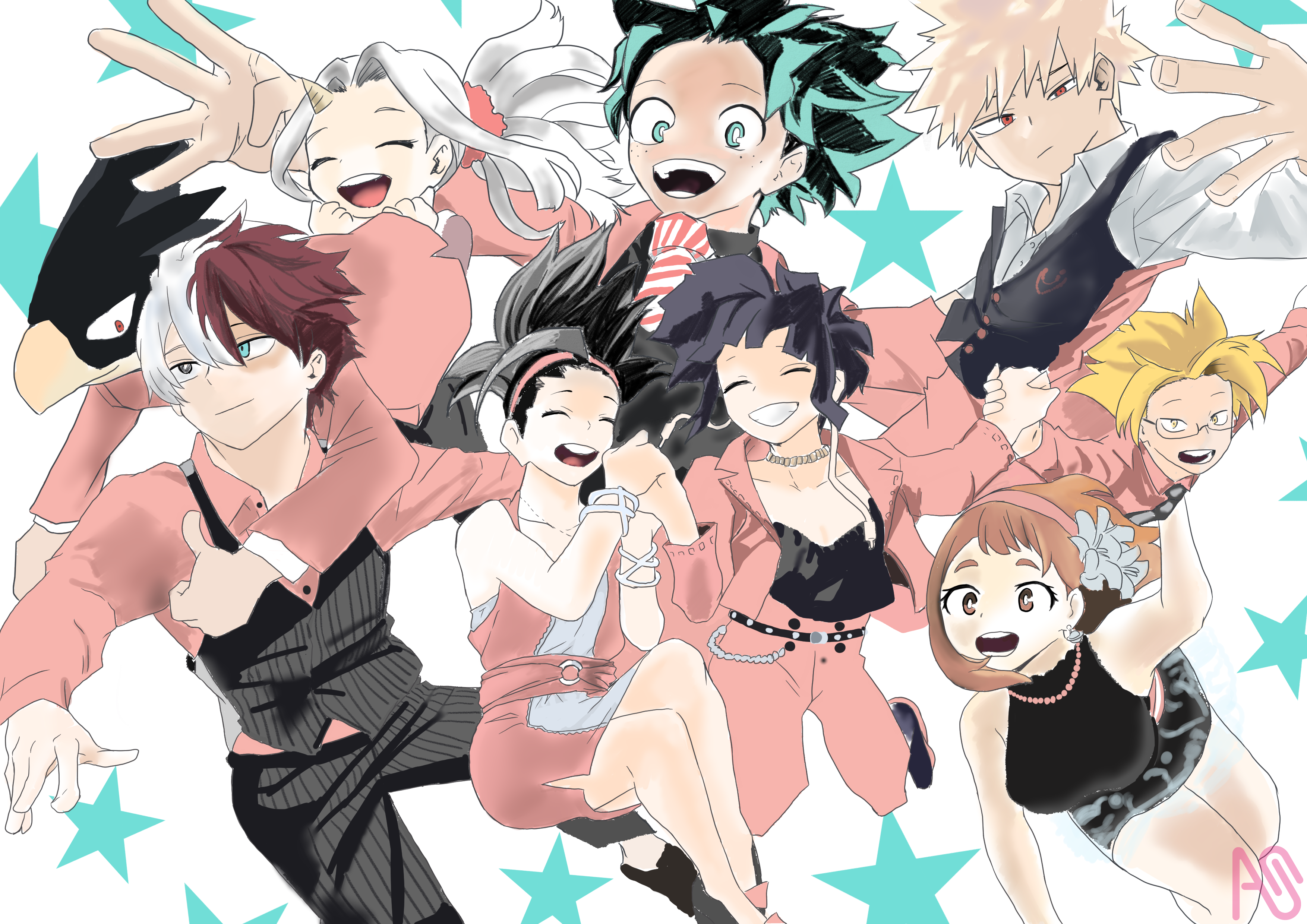 ヒロアカ8周年!!（模写） SHIKI - Illustrations ART street