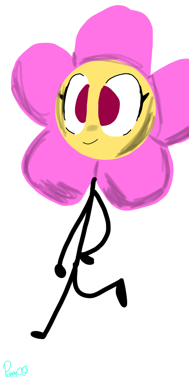 Flower From Bfdi puppy cupcake Illustrations ART Street