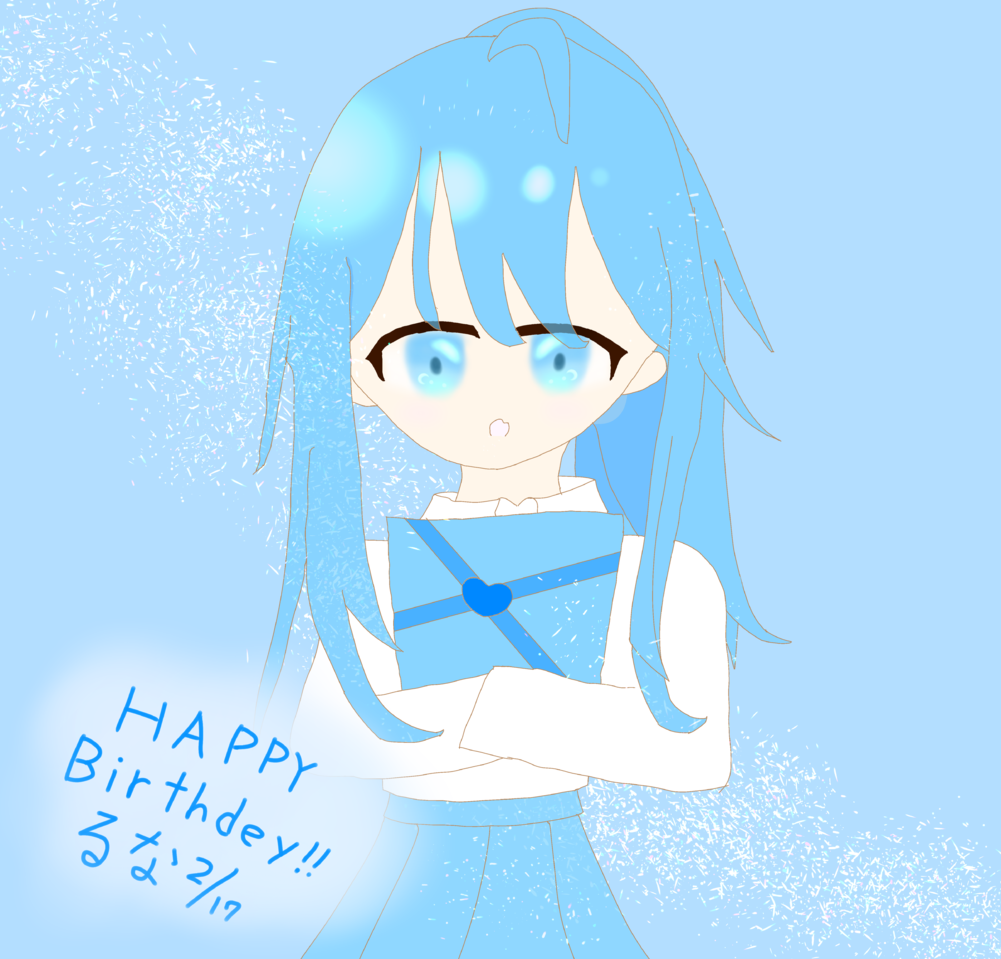 遅れたけどるなさん誕生日おめでとう りすねこ すろぴゅん Illustrations Art Street 遅れたけどるなさん誕生日おめでとう りすねこ すろぴゅん Illustrations Art Street