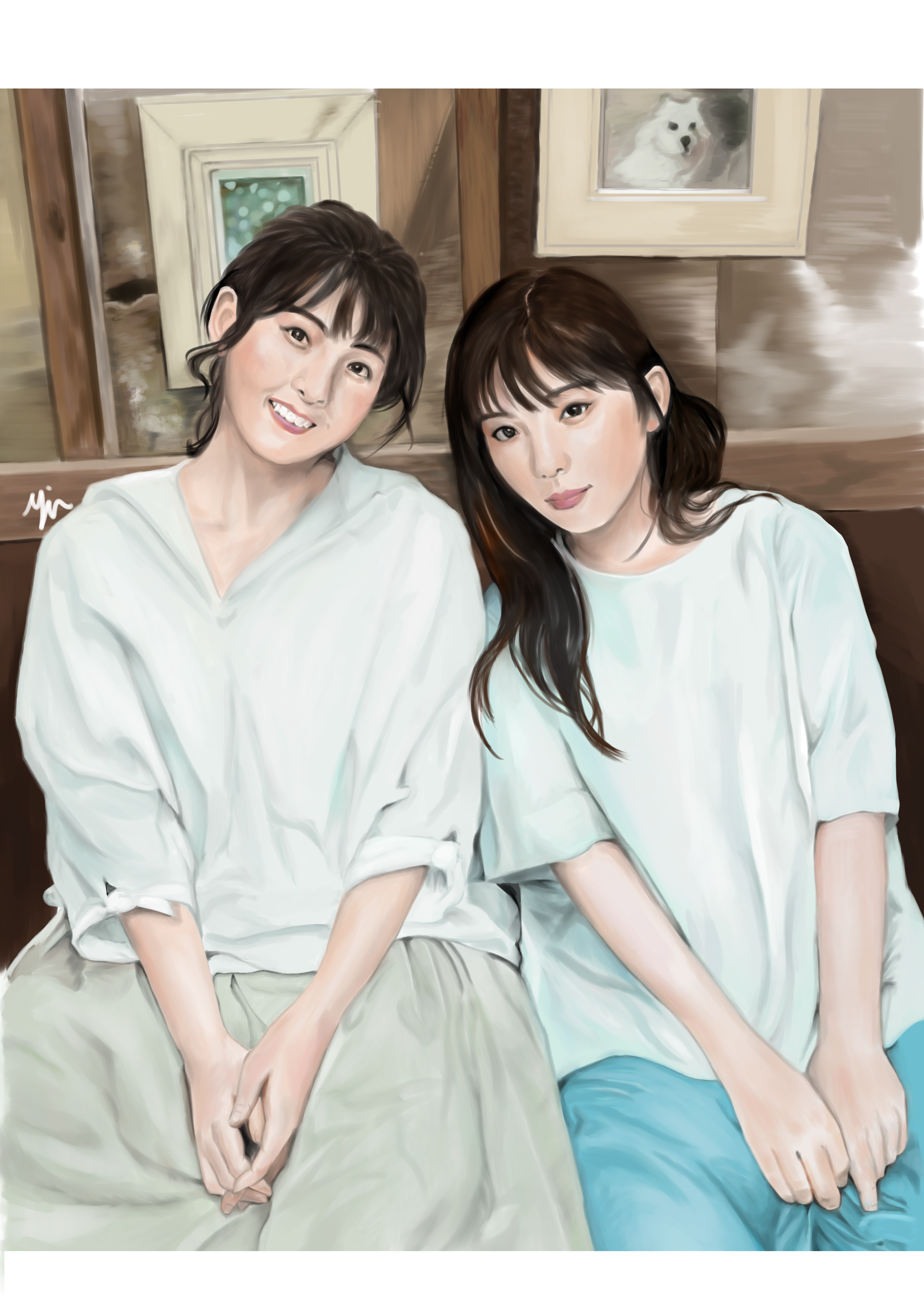 大園桃子 + 与田祐希 yin - Illustrations ART street