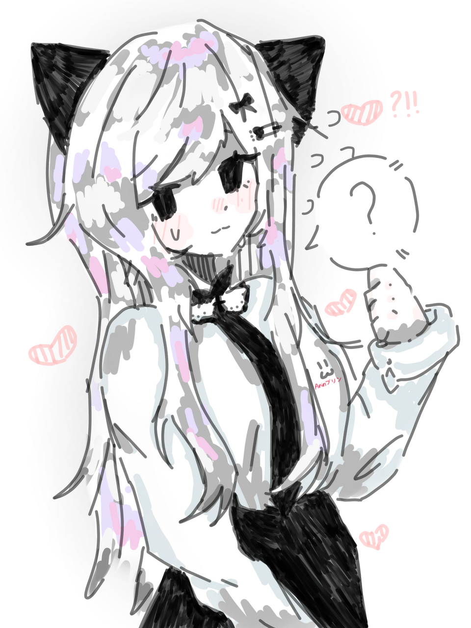 Drawing my friend🌷❤️💦 Illust of ☆🌿Arinプリン🍮☆ cute kawaii redraw Roblox robloxavatar