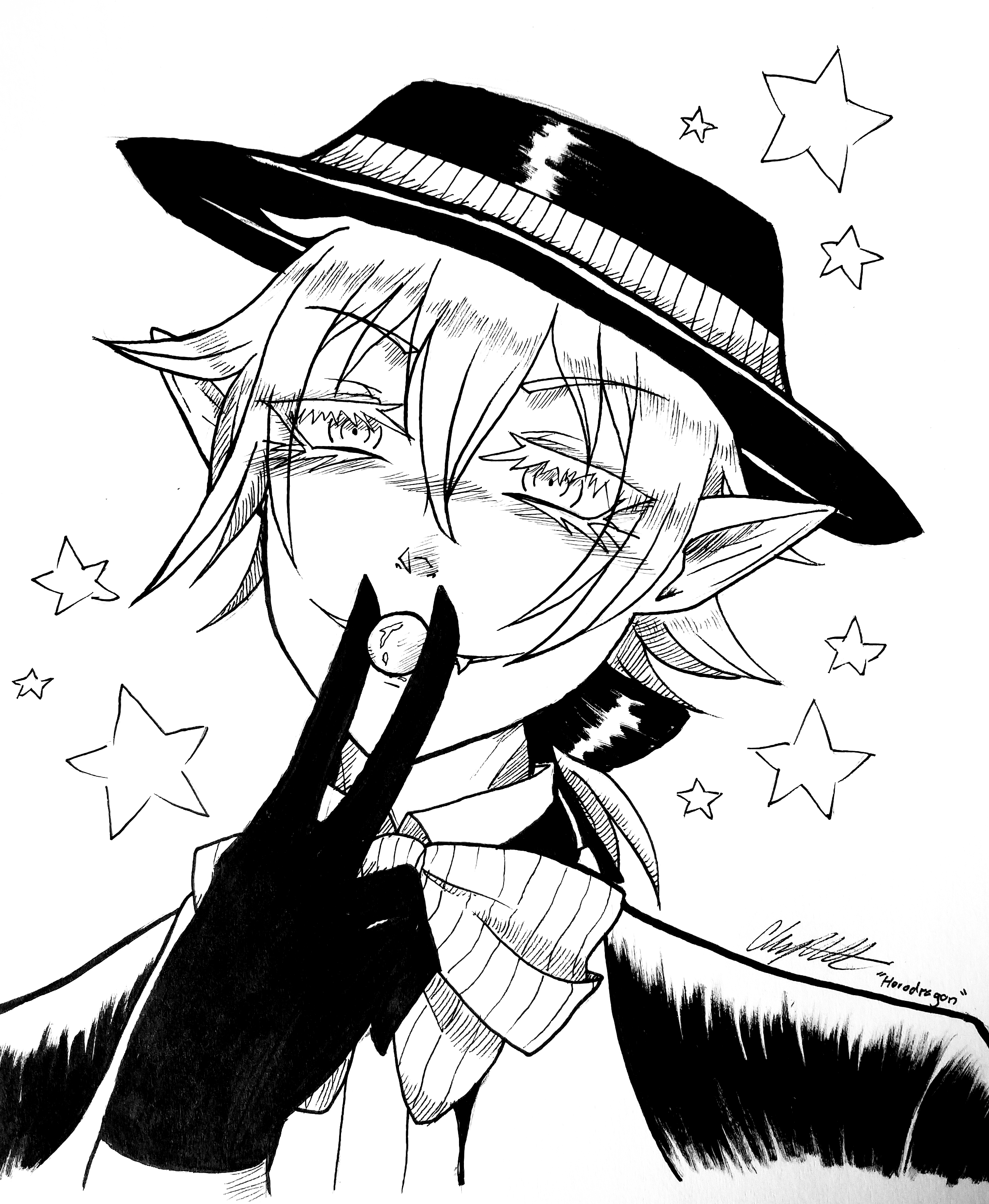 Dream Eating Monochrome Baku Horo 插图 ART street