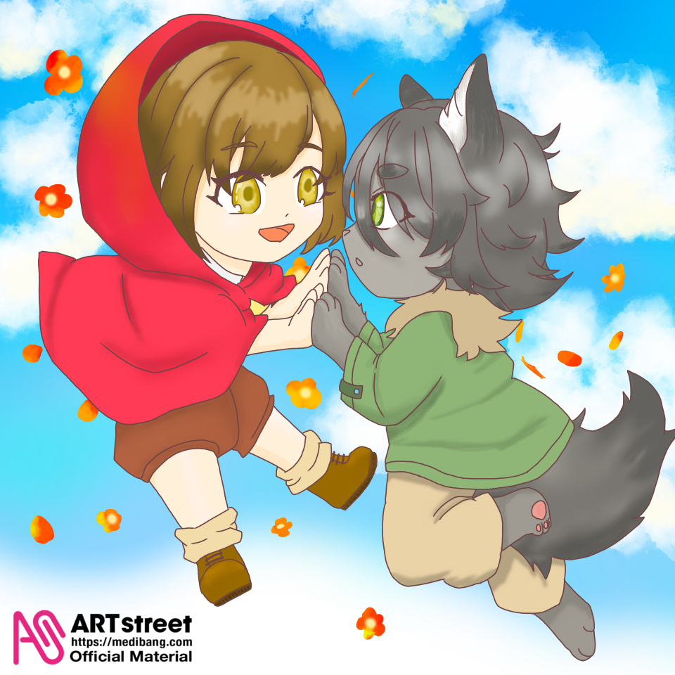 赤ずきん 狼 燈映 Illustrations Art Street