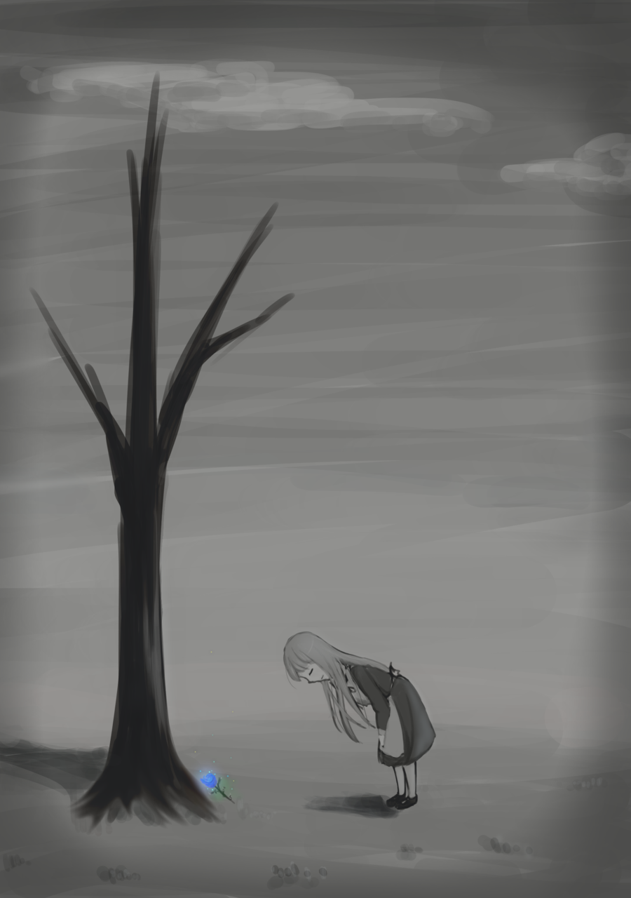 メイドと枯れ木 ワンドロ 蒼月あんず Illustrations Art Street