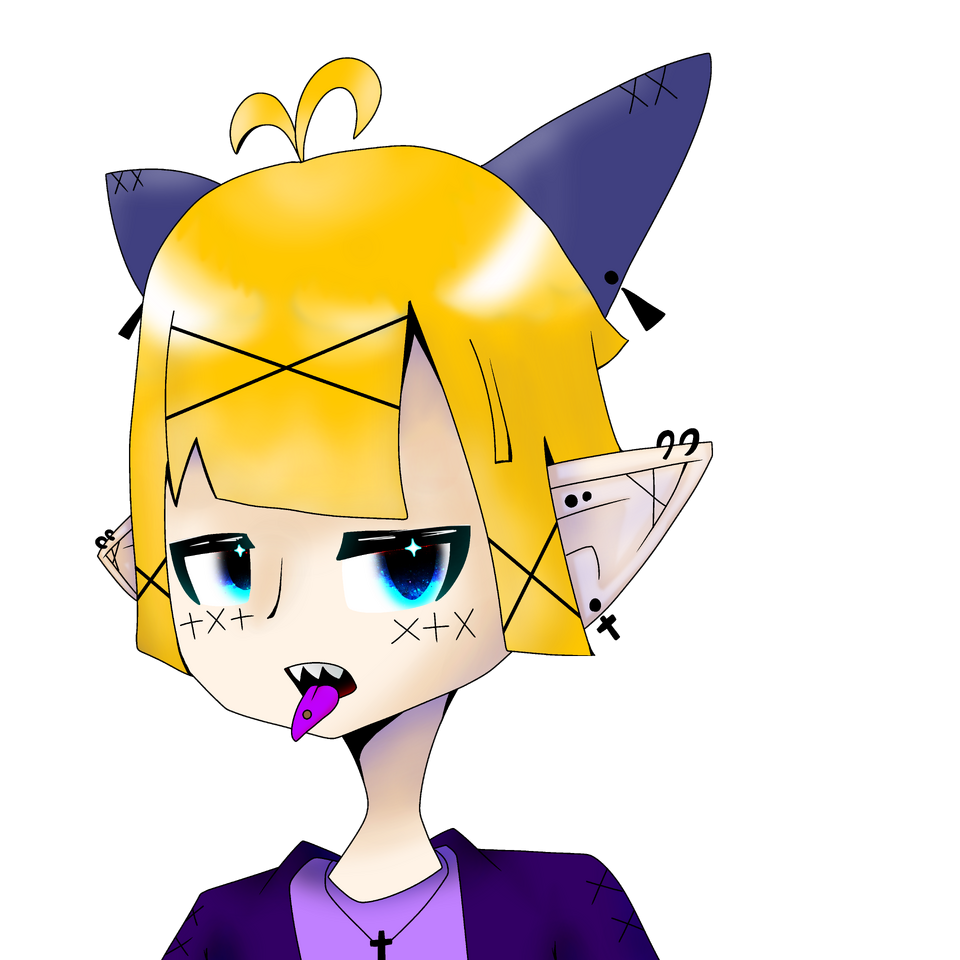 urasoさんへ! Illust of 彩葉 よその子 逆光 彩葉のイラスト uraso代理選手権 うらその代理ちゃん