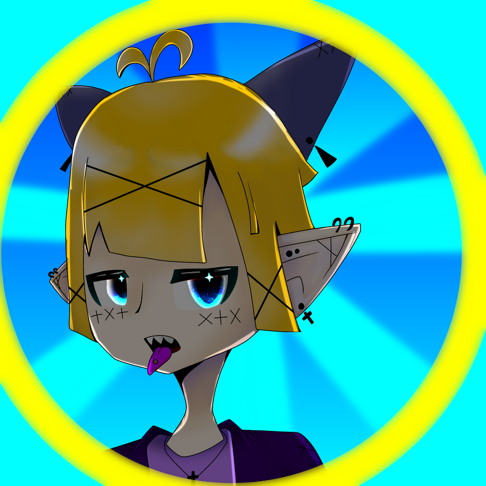 urasoさんへ! Illust of 彩葉 よその子 逆光 彩葉のイラスト uraso代理選手権 うらその代理ちゃん