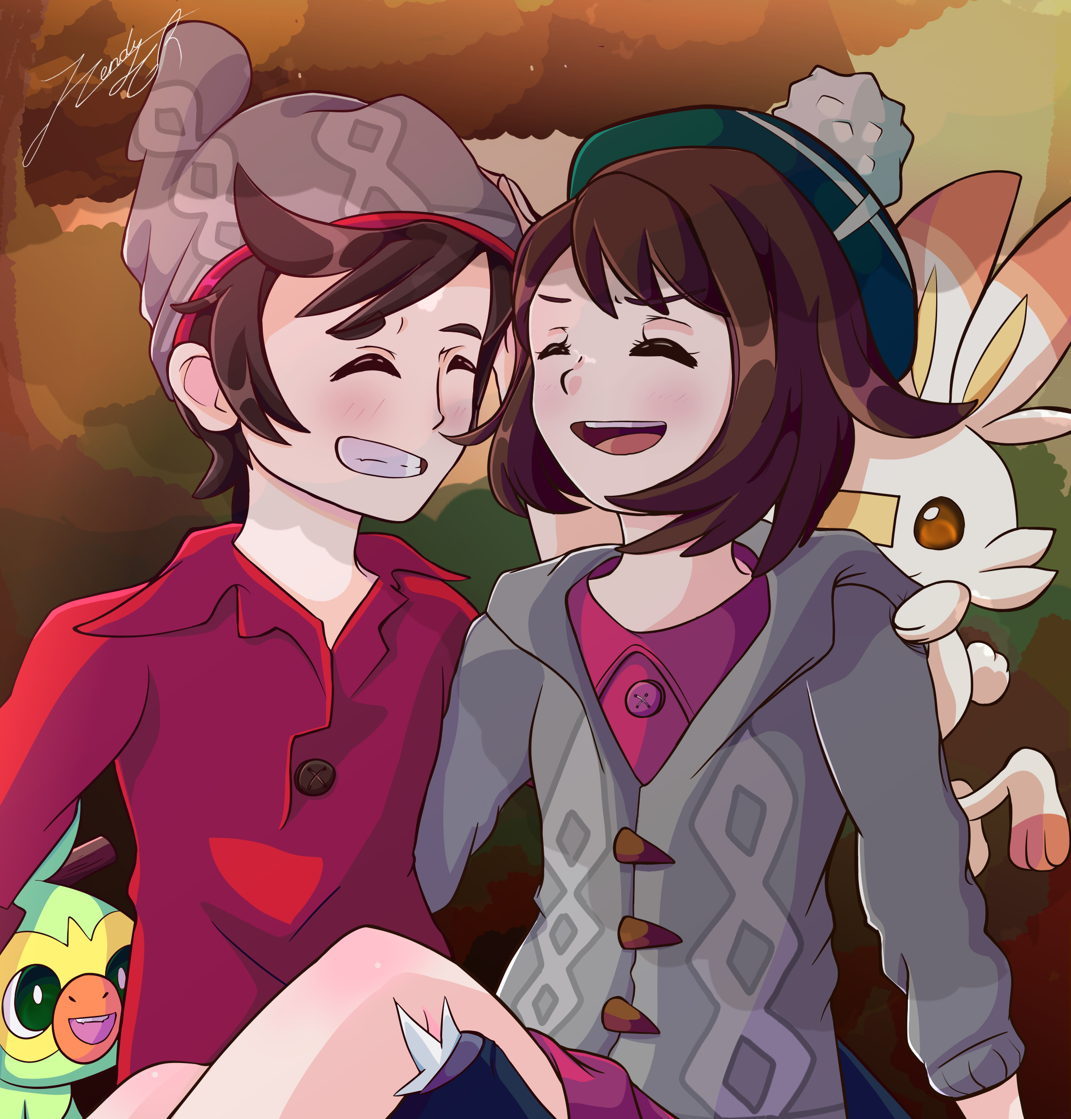 Pokemon Gloria x Víctor Sorarisu Illustrations ART street