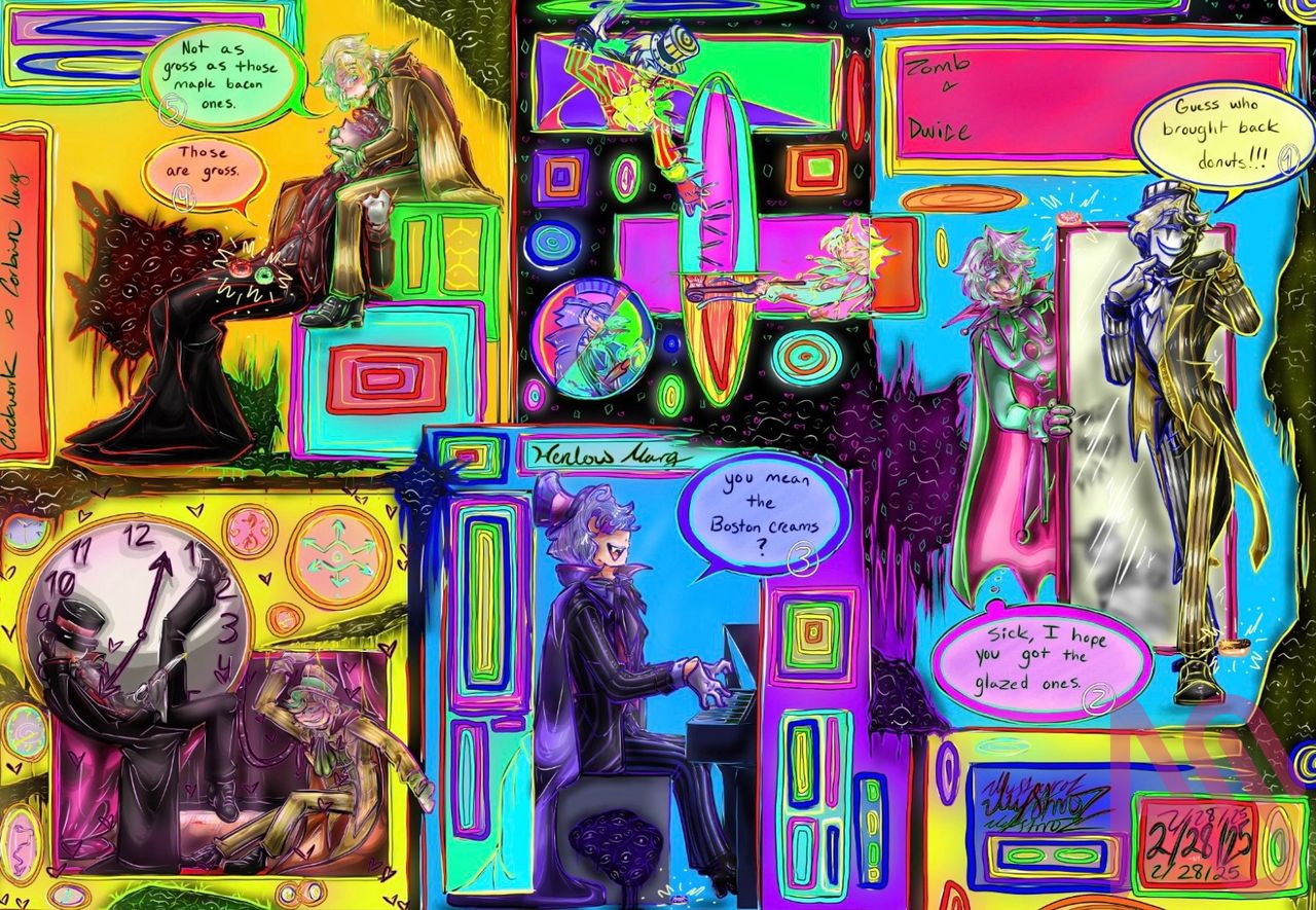 Added donuts! Illust of LKMr.Raz digital oc Added villainoc Additional_Details