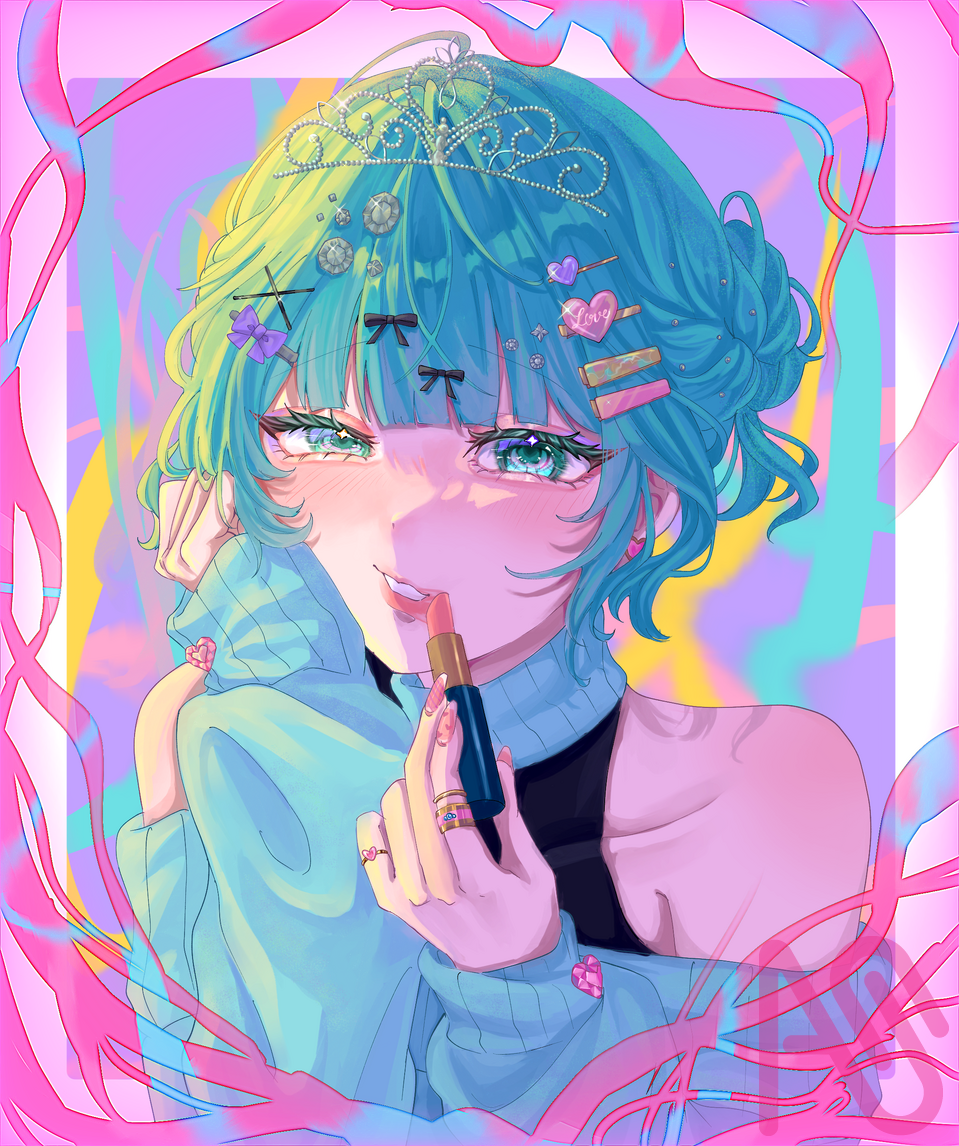 ✨MEU💎💘💎HBD✨ Illust of ねこもりや girl fanart kawaii ありがとう よその子 アイビスペイント お誕生日おめでとう めう推しの証拠