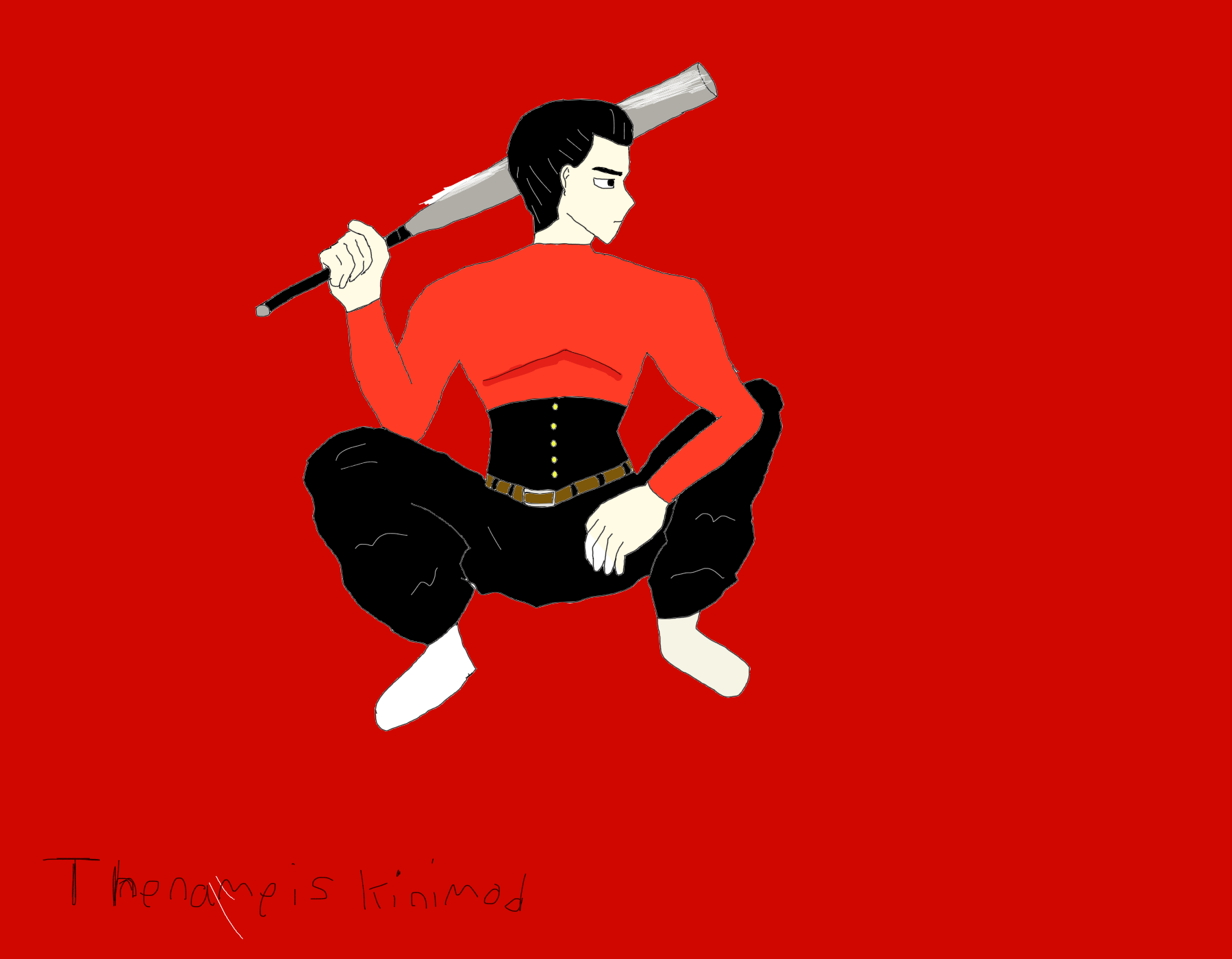 Metal bat ThenameisKinimod Illustrations ART street