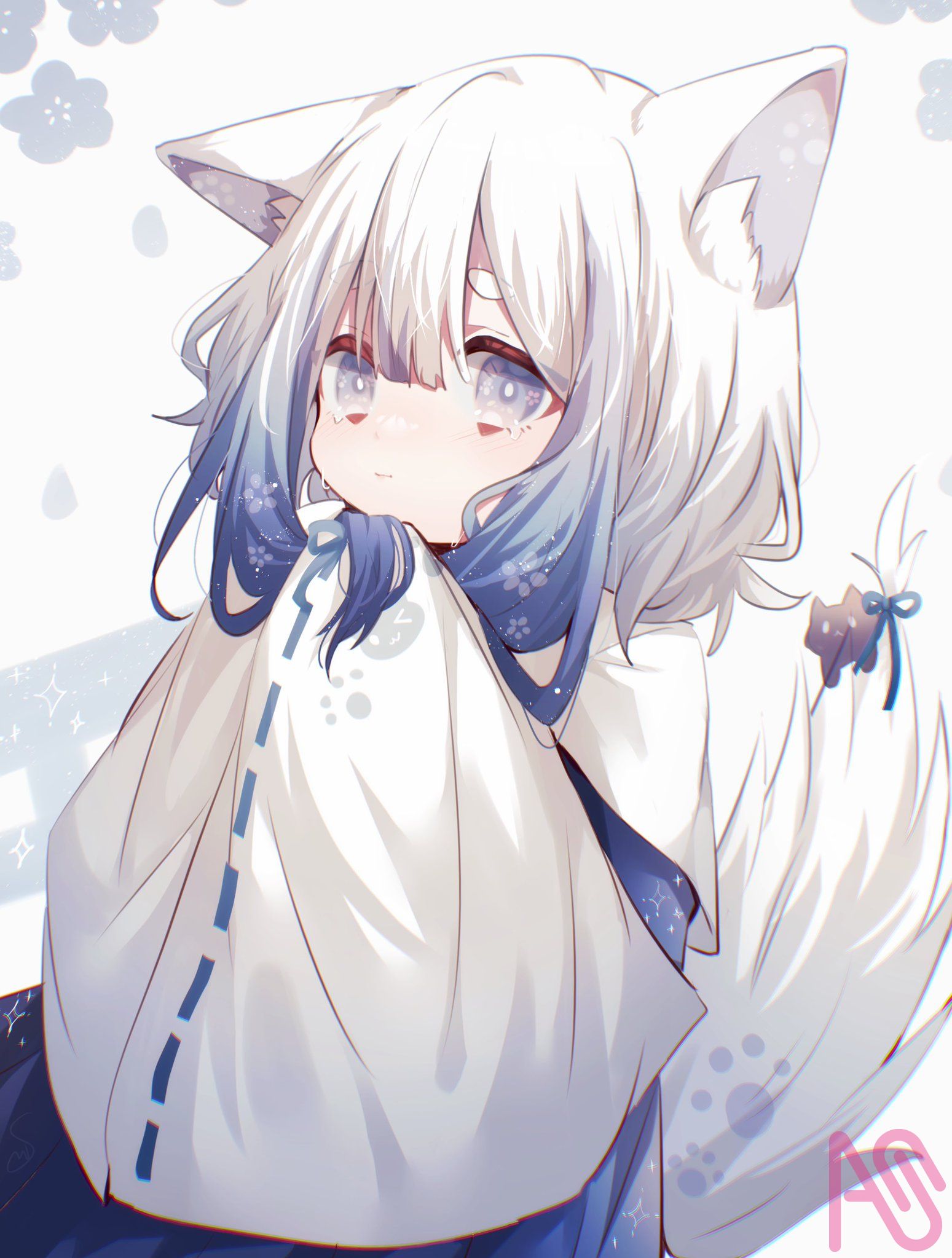 期間限定　猫耳巫女メイド　直筆イラスト コミティア151 在庫限り】 値下 猫耳巫女メイド コミティア151 直筆イラスト