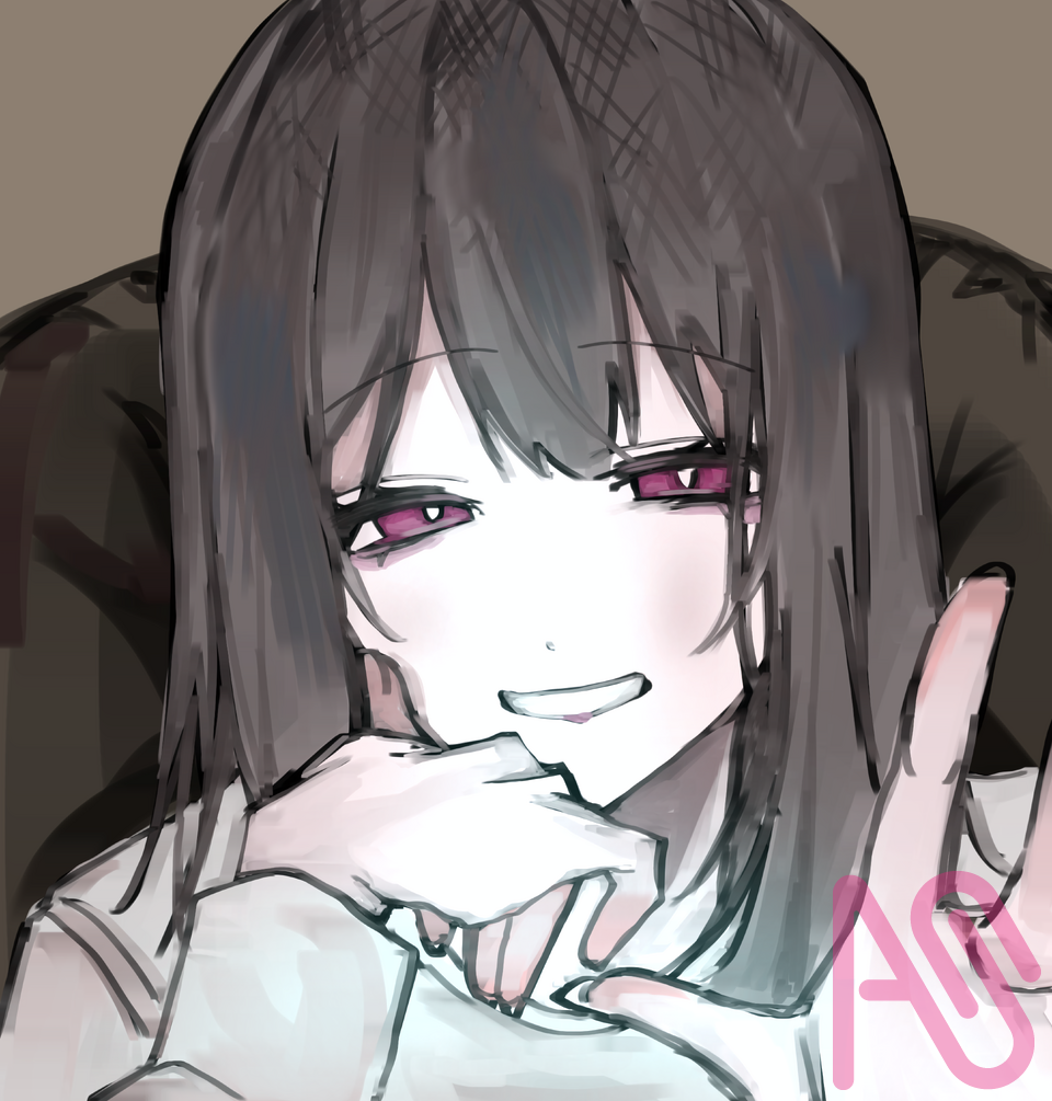 「見てる？」 Illust of ことろ。 girl impasto digital ことろあーと