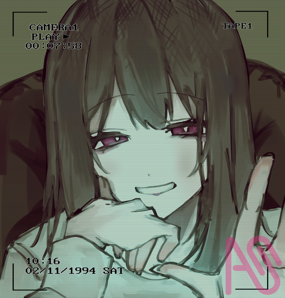 「見てる？」 Illust of ことろ。 girl impasto digital ことろあーと