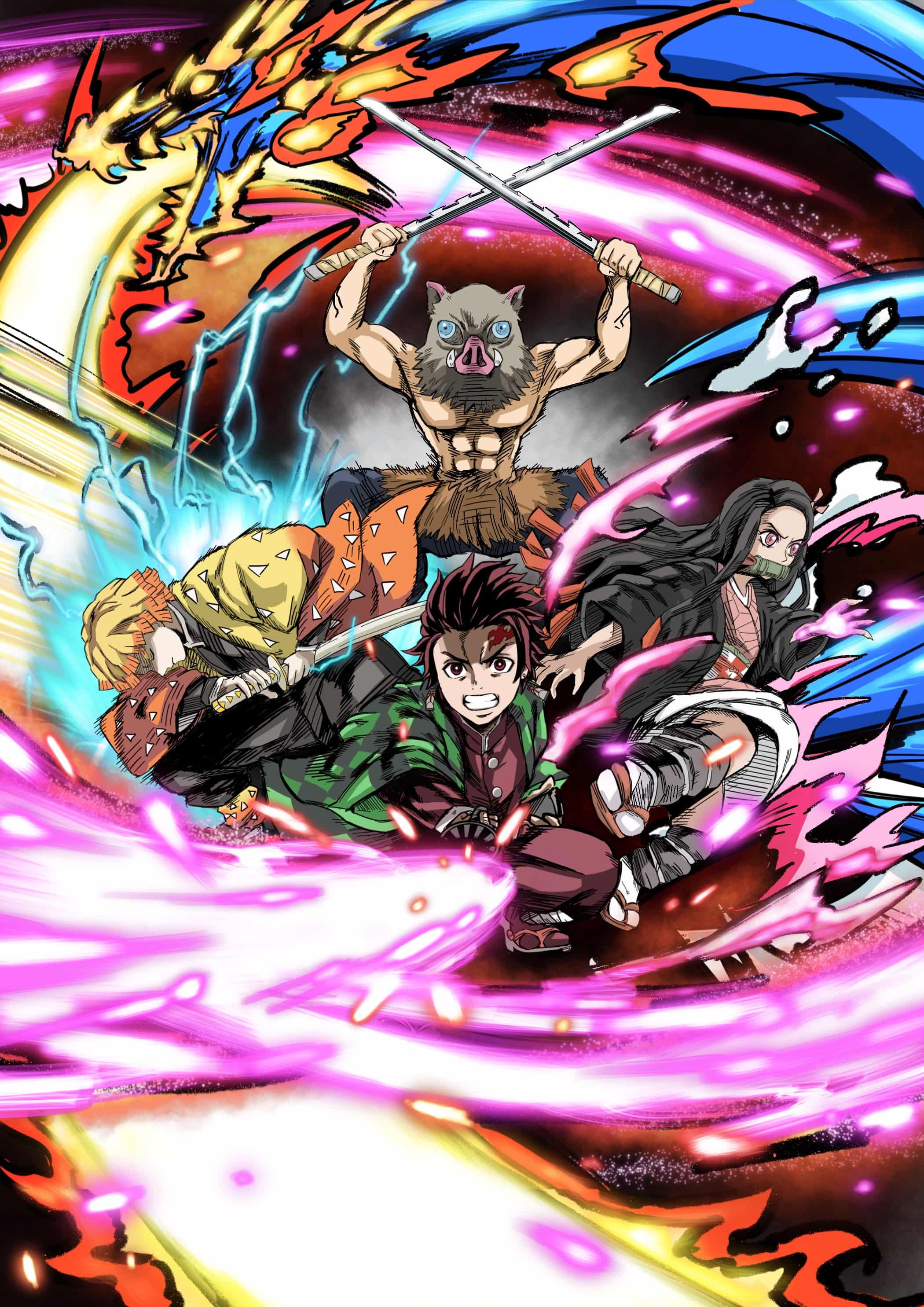 鬼滅の刃 那田蜘蛛山編キービジュアルB2ポスター 中古]ポスター B2【