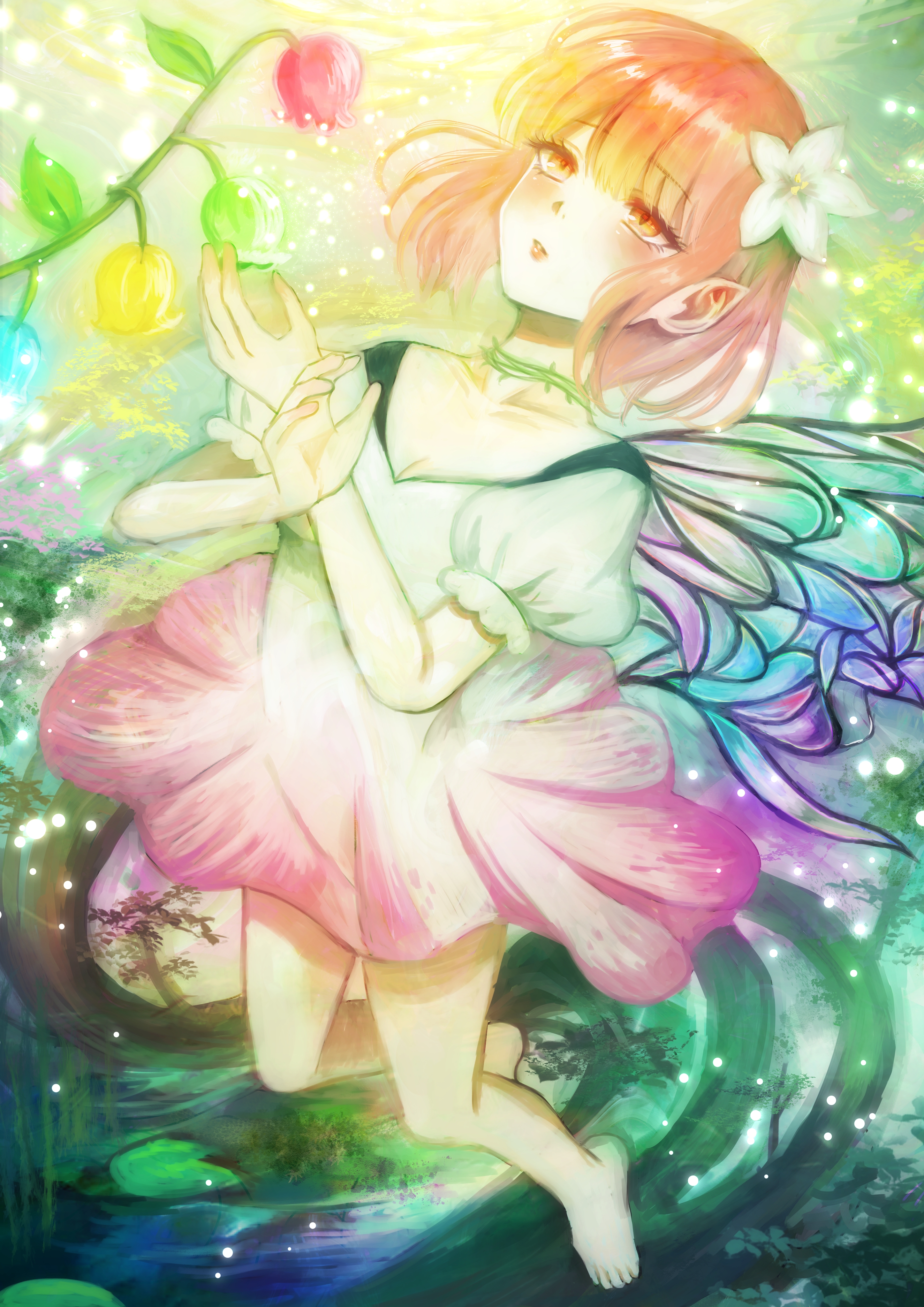 油絵　妖精03 油絵 妖精03