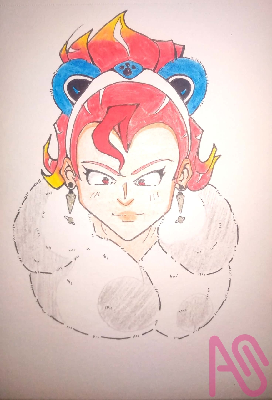 Red Hair Shio Isck - Illustrations ART street