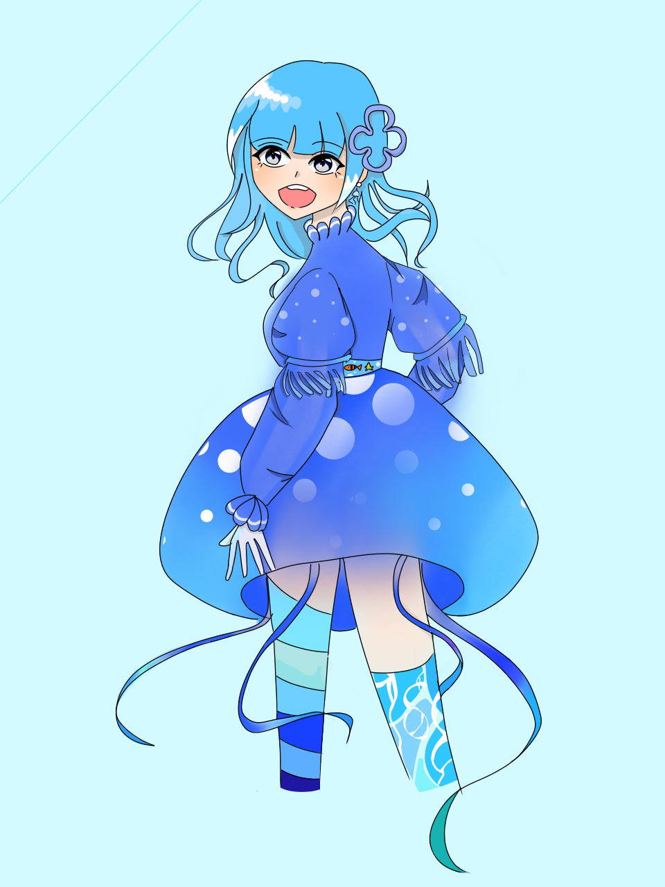 水母 哦哦 イラスト Art Street アートストリート