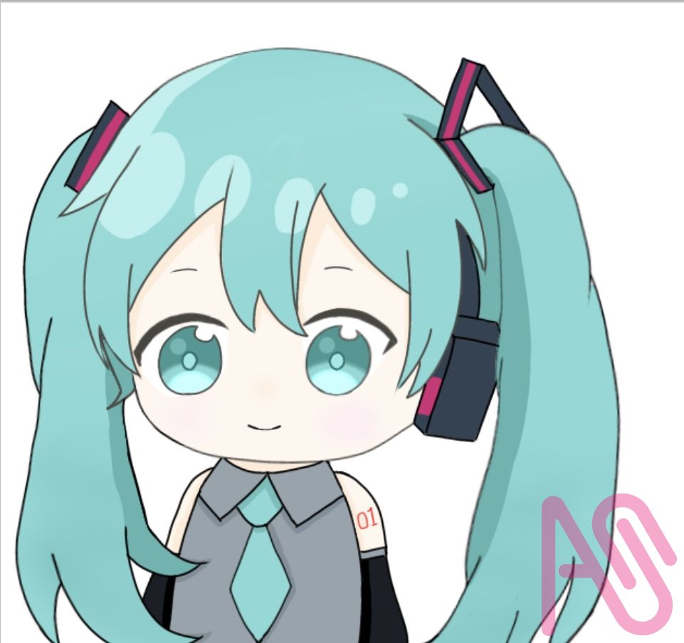 ミニキャラ練習2(タップ推奨) Illust of まかろん girl VOCALOID ミク ミクちゃん しほちゃん Project_Sekai