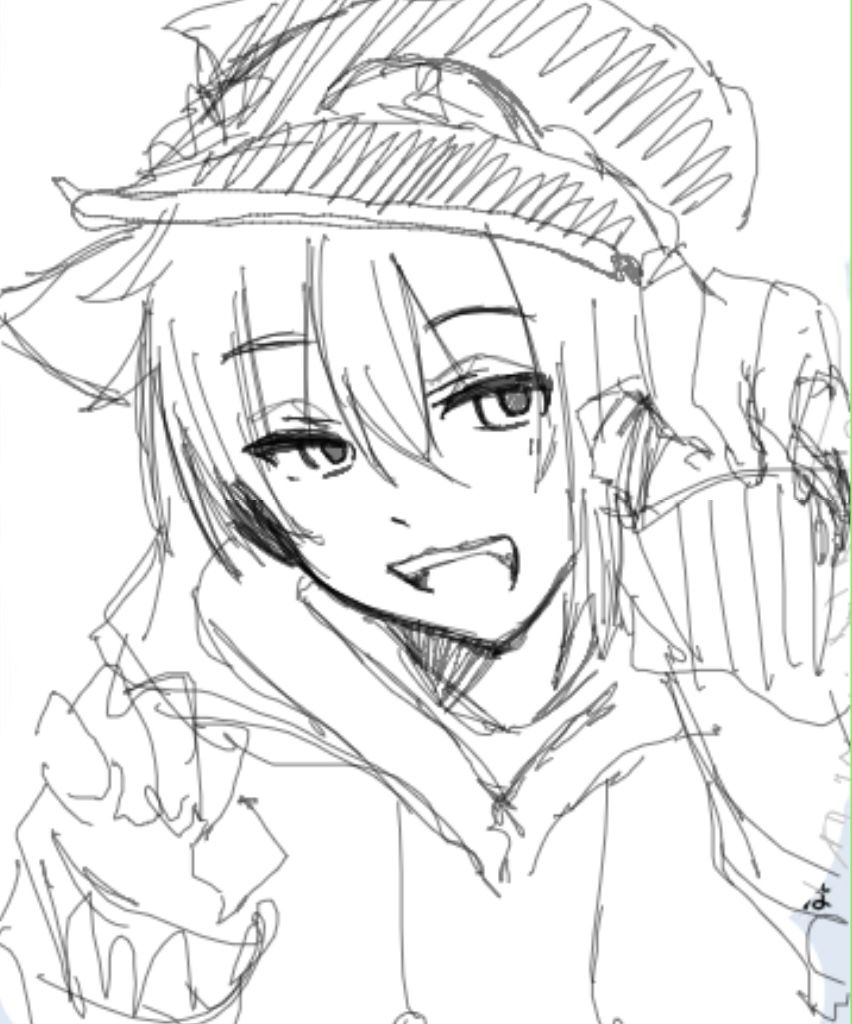 oc Illust of 🍊 illustration doodle boy GetToKnowArtists 絵チャ