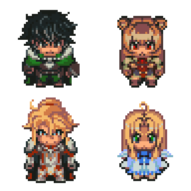 盾の勇者のドットキャラ 奥田泰光 Illustrations Art Street