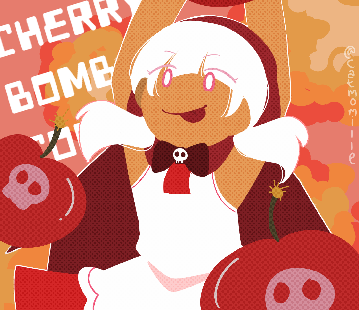 cherry bomb cookie Miroe Illustrations ART street
