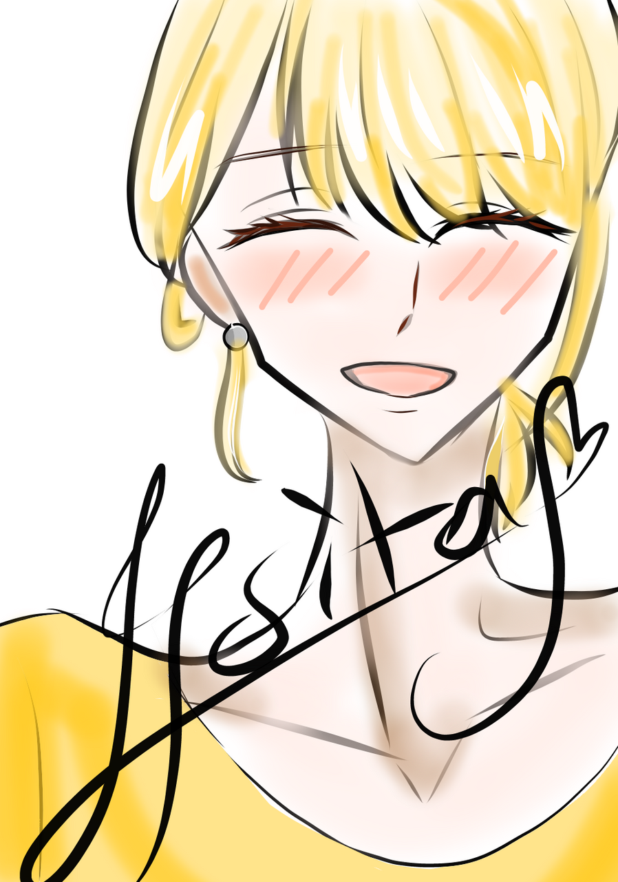 Caroline Garnier  Illust of ipsitawrites medibangpaint dark Caroline BlackVane BlindYoungLady