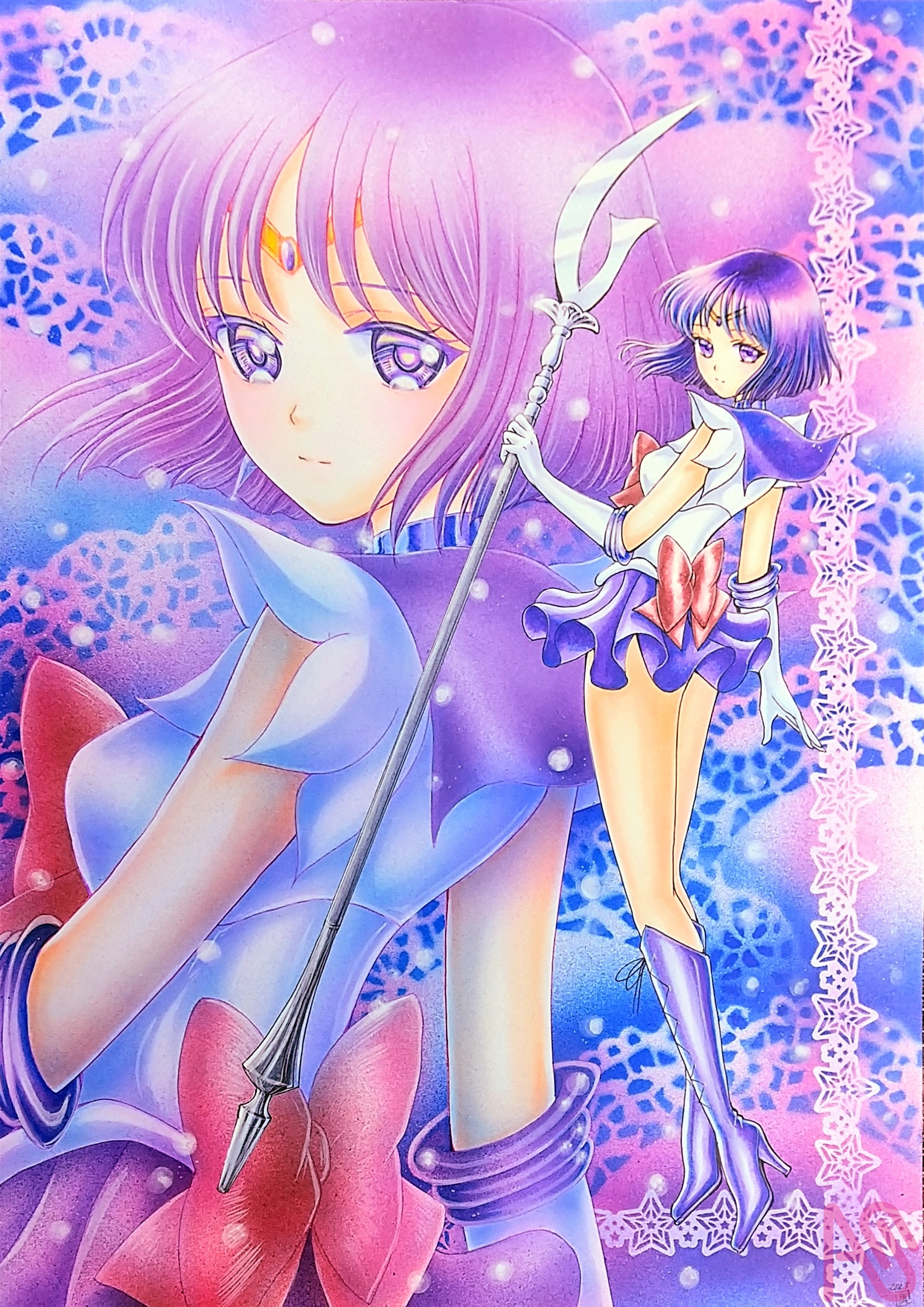 セーラーサターン&ほたる 松川ゆき - Illustrations ART street