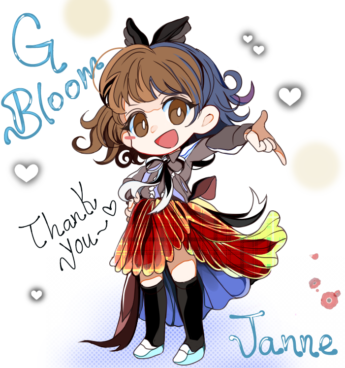冬の満開のアイドル [G-Bloom] Illust of Syaori girl anime chibi oc medibang color original_character arte じーぶる G-bloom