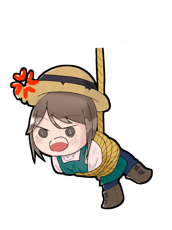 罠にかかったエマちゃん かいた Illustrations Art Street