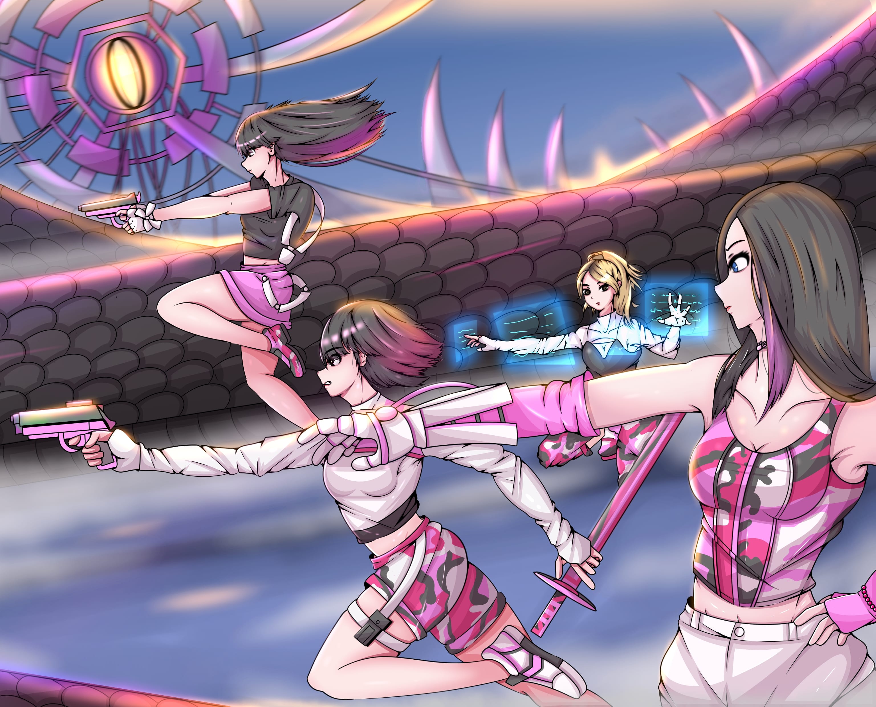 Aespa Fanart AThesa - イラスト ART street (アートストリート)