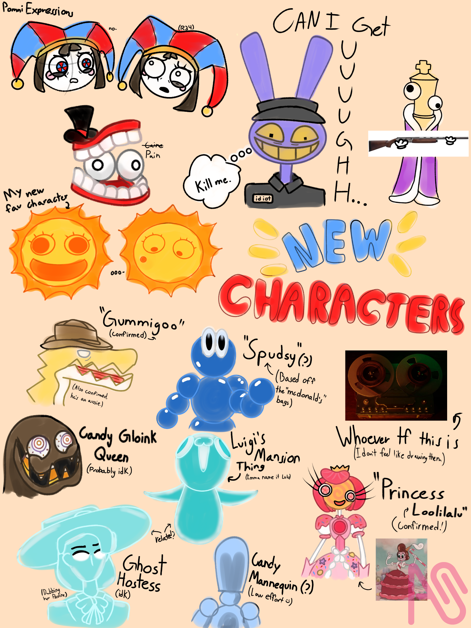 Have some TADC update sketches ArtistNameHere (unactive