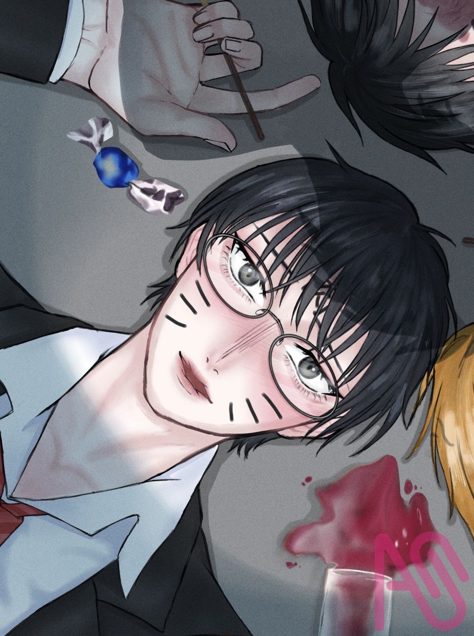 happy不可避！ Illust of 樹銃 glasses メガネ男子 2次創作 えぶりでいホスト えぶホス ハジメ
